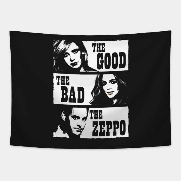 The Good The Bad The Zeppo Tapestry by wloem