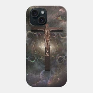 Crucified cyborg Phone Case