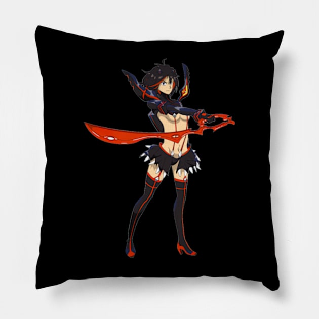 Ryuko Matoi Kill La Kill Pillow by ZarenBeck