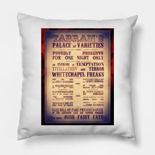 Don't Go Into The Cellar - Whitechapel Freaks Pillow