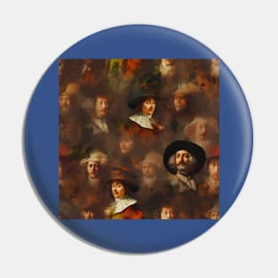 Rembrandt Paintings Mashup Pin