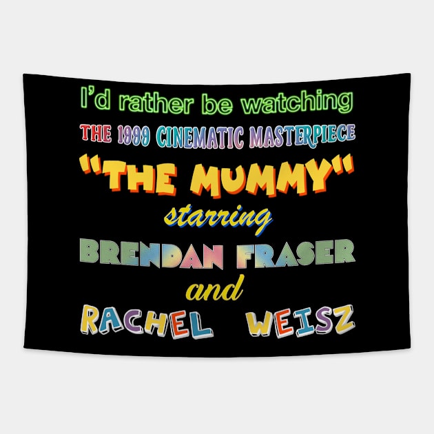 The Mummy //\\\///\// Meme Lover Original Design Tapestry by DankFutura