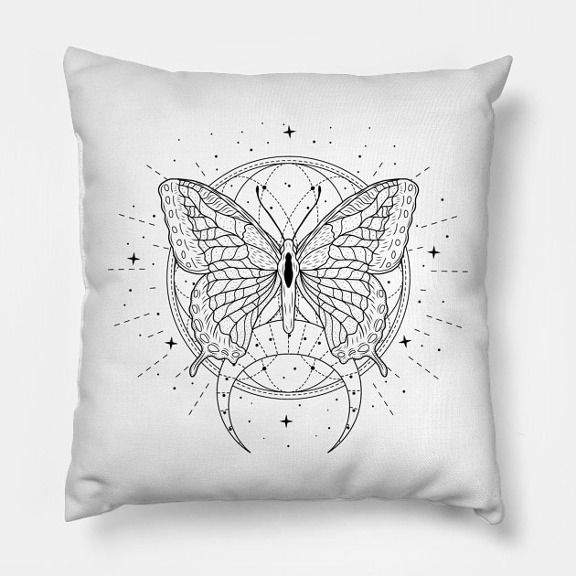 Swallowtail Butterfly | Dreamcatcher Pillow by CelestialStudio