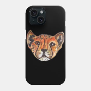 African cheetah Phone Case