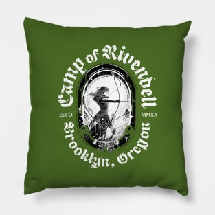 Camp Rivendell (white) Pillow