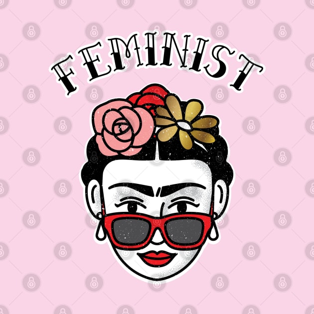 Cute Feminist Frida Kahlo by PUFFYP