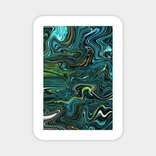 Green Swirl Magnet