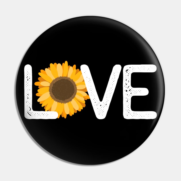 Love Sunflower Pin by Kraina