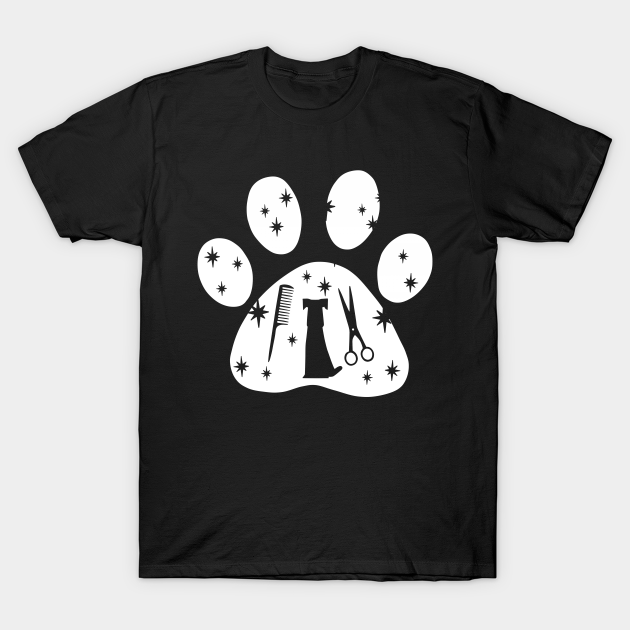 Discover Paw Dog Groomer Gift Print Pet Grooming Pet Dog Lover Print - Dog - T-Shirt