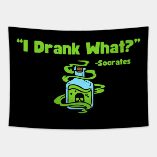 “I Drank What?” -Socrates Tapestry