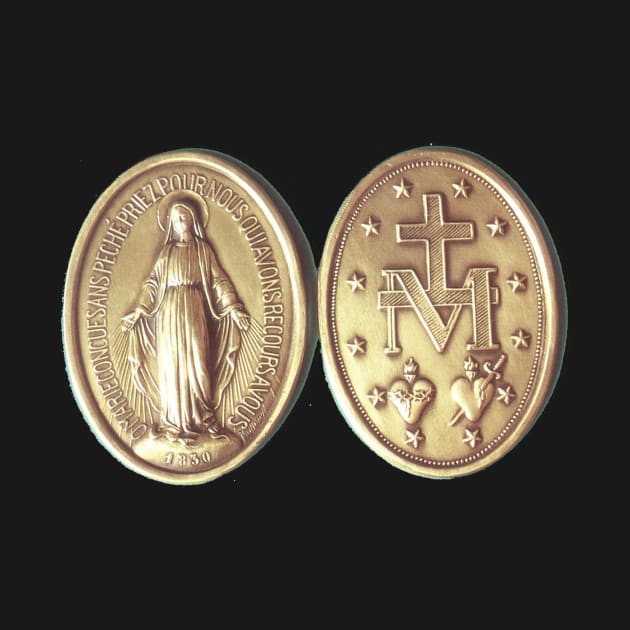 Our Lady of Grace Virgin Mary Miraculous Medal Prayer by hispanicworld