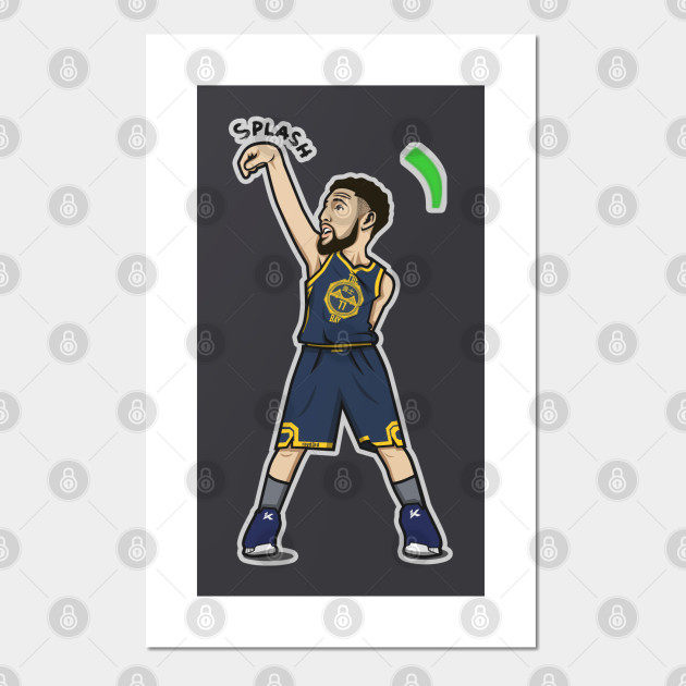 Klay Thompson Cartoon Style Klay Thompson Cartoon Posters And Art Prints Teepublic