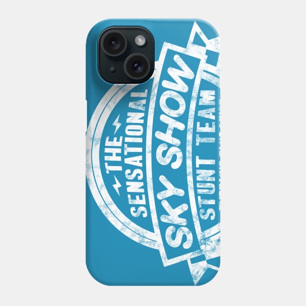 1970 - The Sensational Sky Show (Blue - Worn) Phone Case by jepegdesign