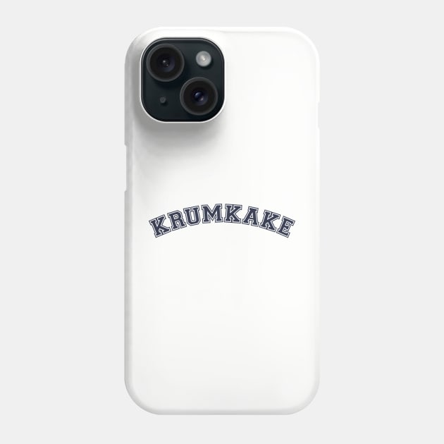 Norwegian Christmas Cookie Dessert Krumkake Phone Case by Huhnerdieb Apparel