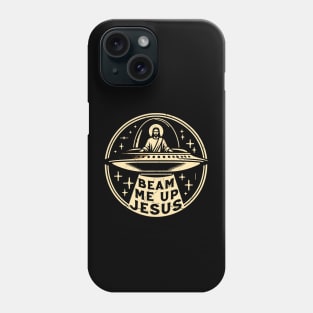 Beam Me Up // Funny Jesus Christ Trekkie Meme Phone Case