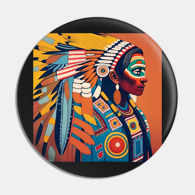 Native American art Pin by IOANNISSKEVAS