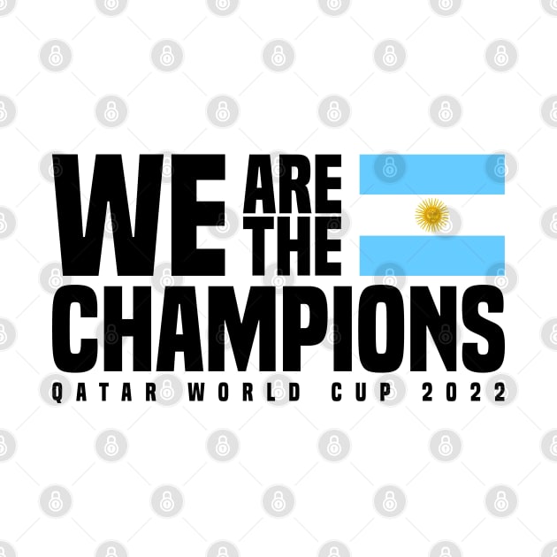 Qatar World Cup Champions 2022 - Argentina by Den Vector