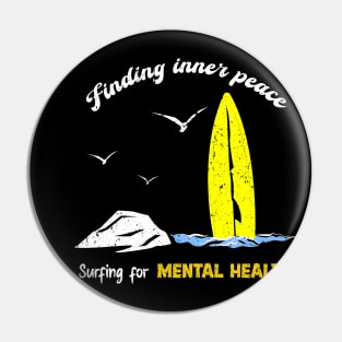 Finding Inner Peace: Surfing for Mental Health Pin