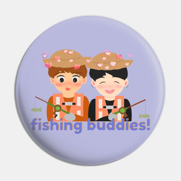 YoonJin BTS Fishing Buddies Pin by aaalou