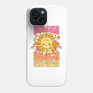 Holden Beach, North Carolina Sunny and Groovy Phone Case