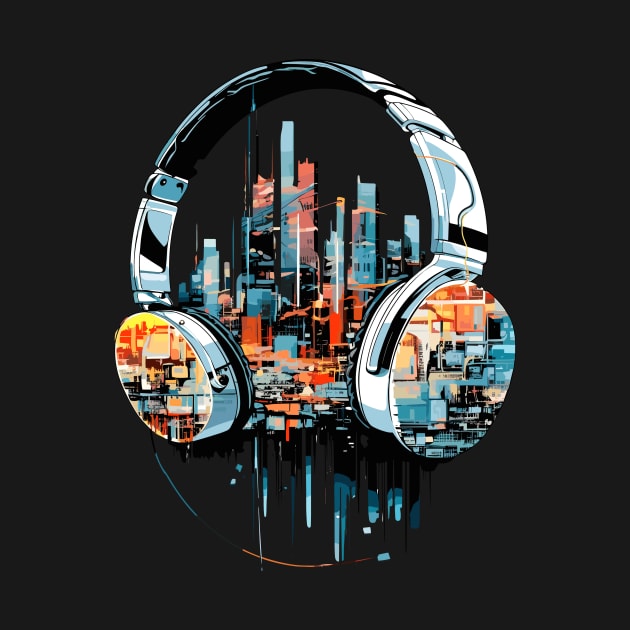 Headphone Urbain World Fun Musical Life City Skylines by Cubebox