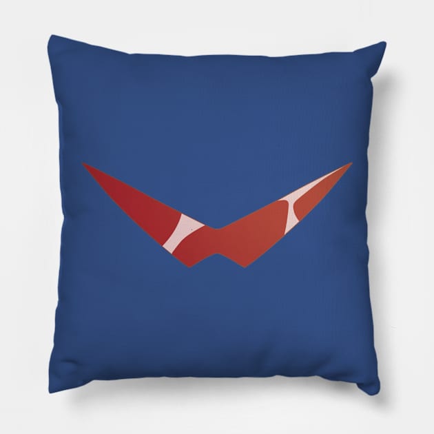 kamina's glasses Pillow by Masterpopmind