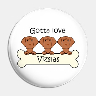 Gotta Love Viszlas Pin