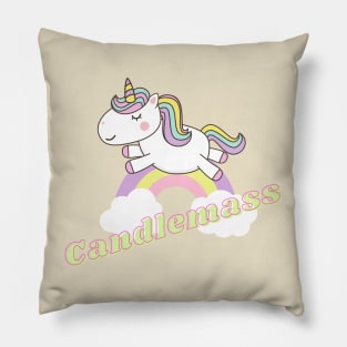 candlemass ll unicorn Pillow