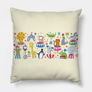 Circus Animals - Cute design by Cecca Designs Pillow