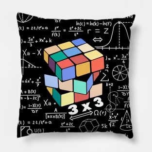 Math problem Rubik Rubics Cube Pillow