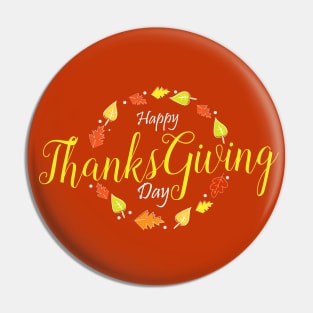 Happy Thankgiving Day Pin