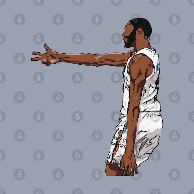 Mikal Bridges Sketch by rattraptees