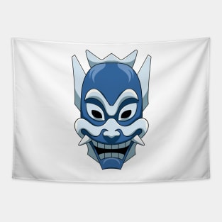 Blue Spirit Zuko Mask Tapestry