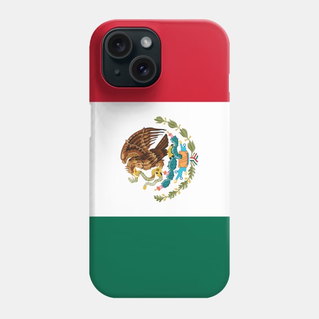 Flag of Mexico Phone Case by Bravuramedia