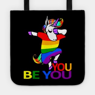 House Unicorn You Be You Rainbow Costume Gift Tote