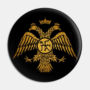 Byzantine Empire Constantinople Double Headed Eagle Pin