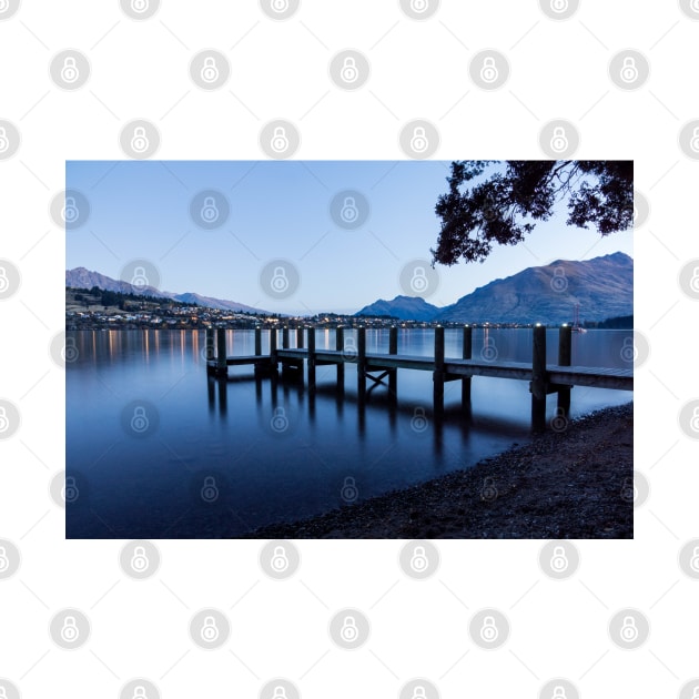 Wakatipu Wonder: A Serene Jetty on the Lake by Rexel99