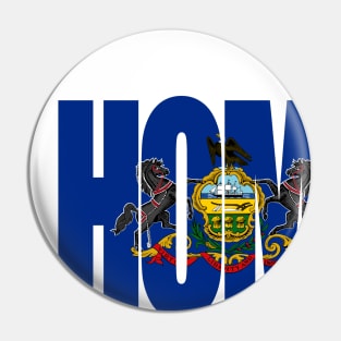 Pennsylvania Home - State Flag Pin