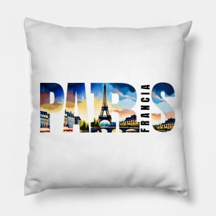 Paris Francia Pillow