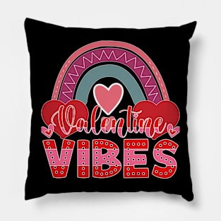 Joyful Radiance: 'Valentine Vibes' in Rainbow Glory Pillow