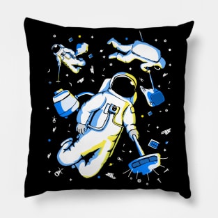 Astronaut Space Junk Satellite Gift Pillow