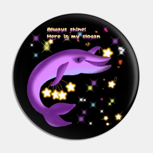 Star whale Pin