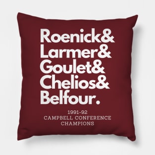 1991-92 Chicago Campbell Conference Champs! Pillow