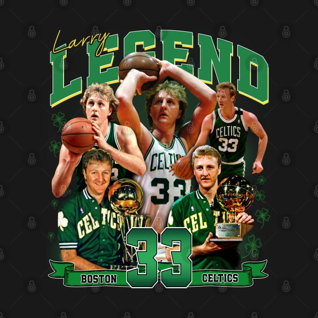 Larry Bird Legend Air Bird Basketball Signature Vintage Retro 80s 90s Bootleg Rap Style
