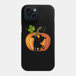 Dragon in pumpkin Phone Case