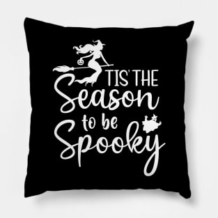 Tis The Season To Be Spooky Halloween Witch Pillow