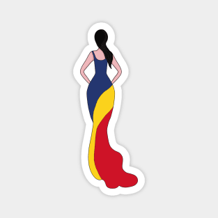 Romania Woman Magnet