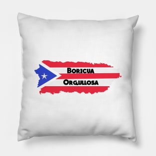 Boricua Orgullosa Latin Pride Pillow