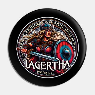 Lagertha the Fearless: Warrior Spirit of the Vikings Pin