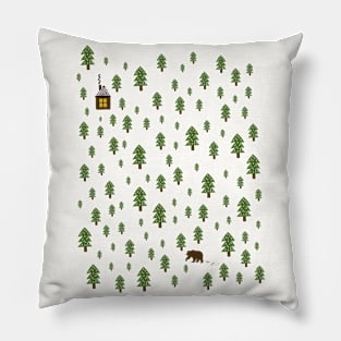 Snowy Seclusion Pillow